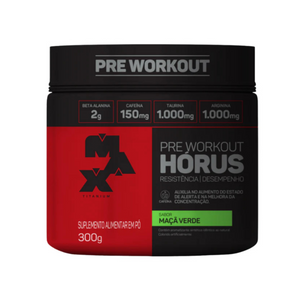 Pré-treino Hórus 300g - Max titanium