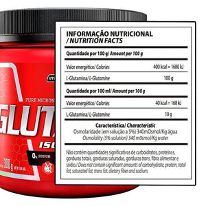 Glutamina 300g - IntegralMedica