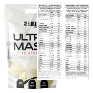 Hipercalórico Ultramass 3kg - Bluster
