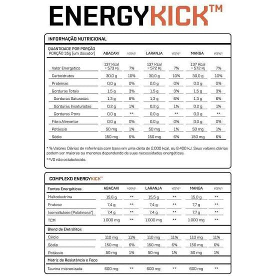 Energy Kick 1kg - Dux Nutrition