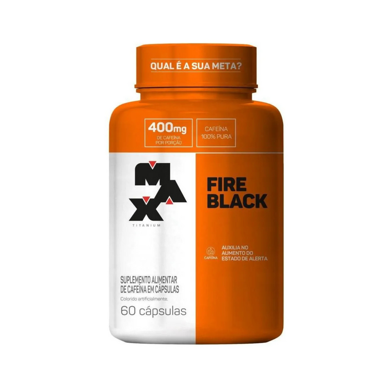Termogênico Fire Black 60 caps - Max Titanium