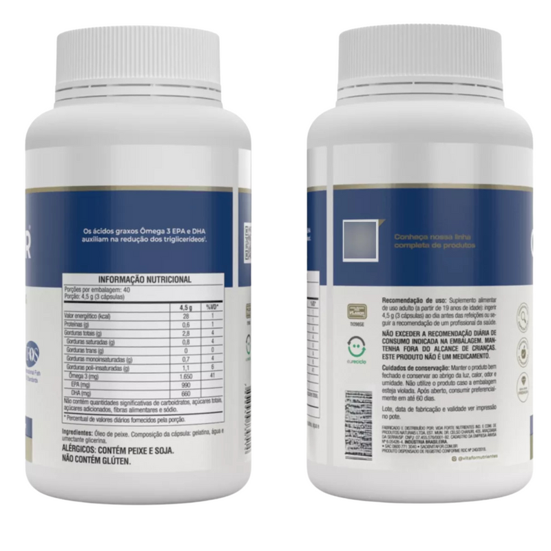 Omega For Plus / 120 Cápsulas - Vitafor