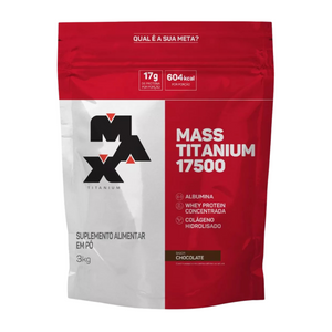 Hipercalórico Mass Titanium 17500 3kg - Max Titanium
