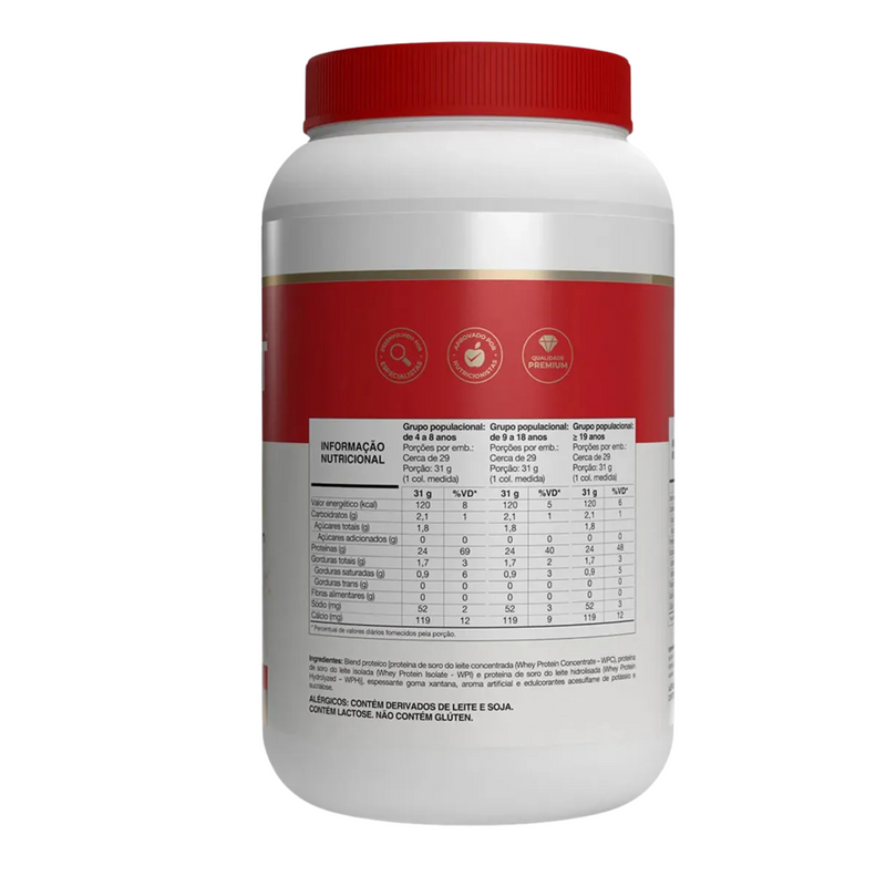 Whey Protein 3W 900g - Vitafor