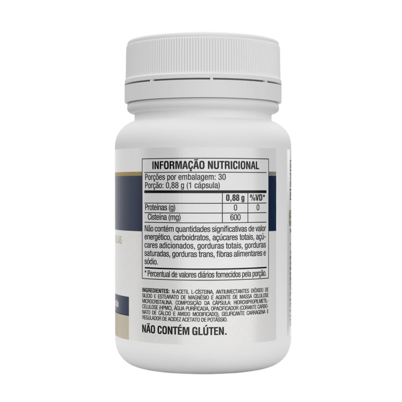 Nac N-acetil L-cisteína 600mg Vitafor 30 Cápsulas