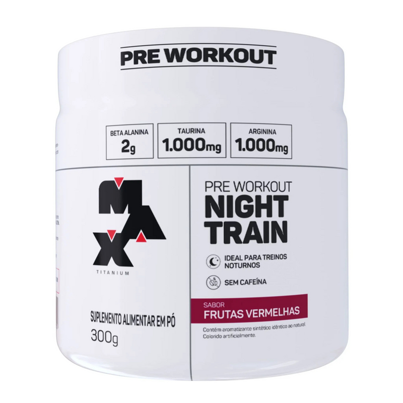 Pré-treino Night Train 300g - Max Titanium