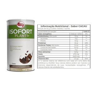 Proteína Vegetal / Isofort Plant - Vitafor