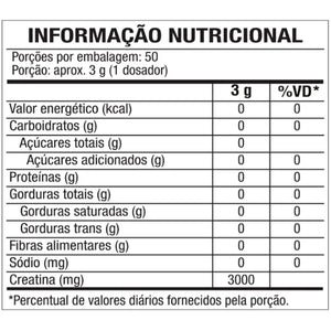 Creatina 150g 100% pura - Black Skull