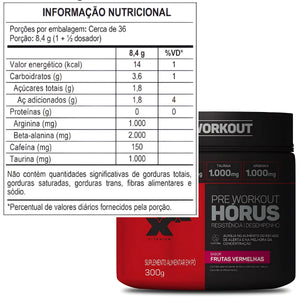 Pré-treino Hórus 300g - Max titanium