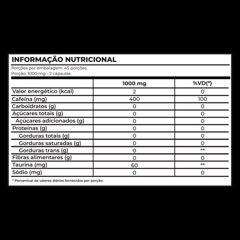 Termogênico Burn X Black 90 Cápsulas - 1Pure Nutrition